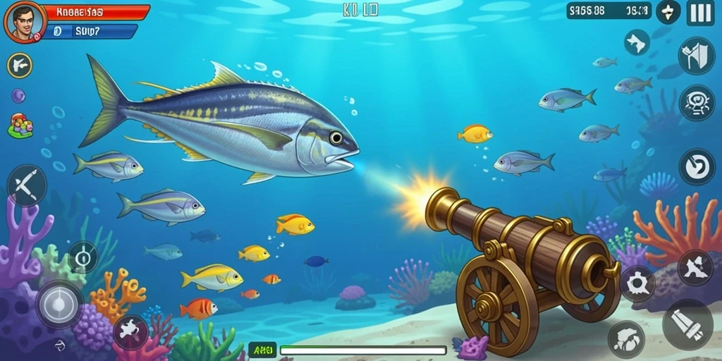 Tampilan antarmuka game yang intuitif dan menarik.