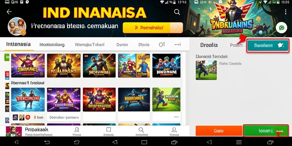 Tampilan menarik dengan tema Indonesia.