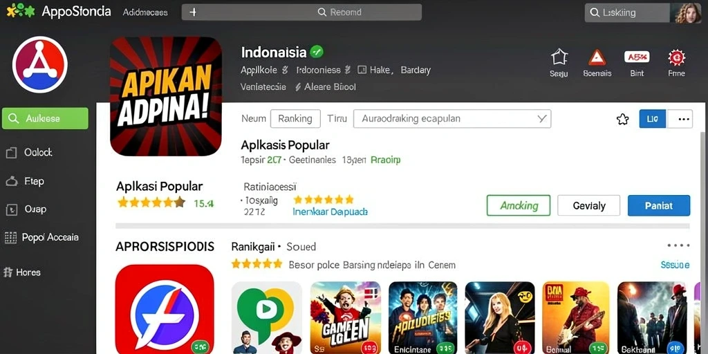 Tampilan antarmuka aplikasi yang modern dan intuitif.