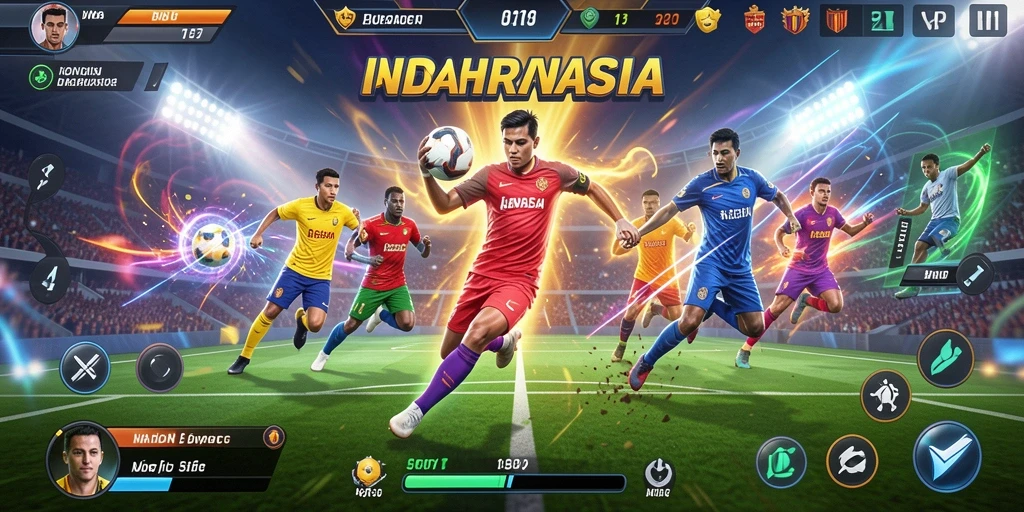 Tampilan permainan dengan grafik berkualitas tinggi.