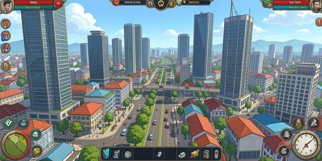 Screenshot menunjukkan tampilan antarmuka permainan yang menarik.