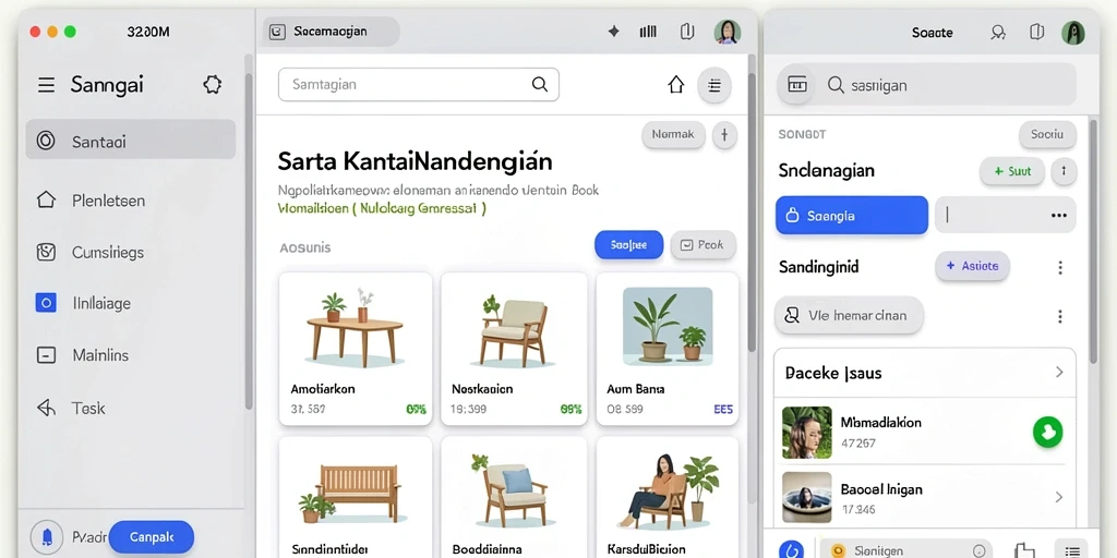 Tampilan antarmuka yang intuitif dan sederhana.
