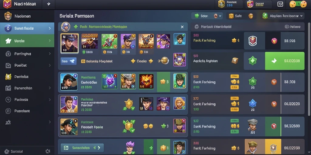 Screenshot aplikasi menunjukkan tampilan atraktif dari permainan slot.
